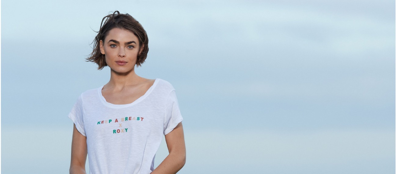 Un t-shirt Roxy pour aider au dépistage précoce du cancer du sein